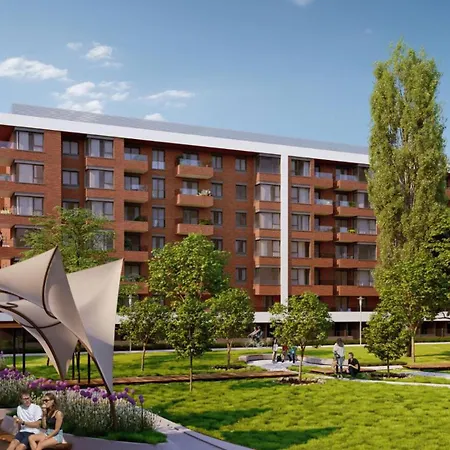 Apartament Przestrzen - Z Prywatnym Parkingiem, 2 Osobne Sypialnie - Kepa Park - By Spaceapart * 弗罗茨瓦夫